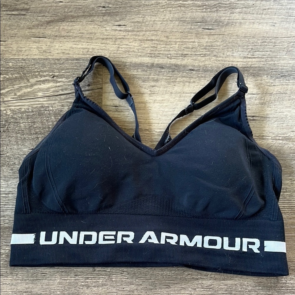Under Armour Black Sports Bra Seamless Support